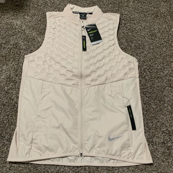 Brand New Men’s Nike Running Aeroloft Vest Pockets - Picture 1 of 7